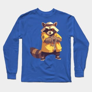 cool raccoon Long Sleeve T-Shirt